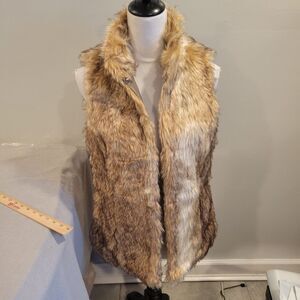 TCEC Faux Fur Vest Size Medium